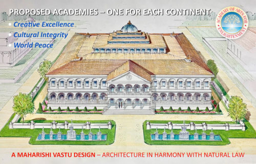 Rendering of the Academy of Arts for Enlightenment