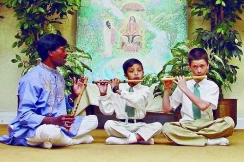 Binay and the Boys Playing Gandharva Veda